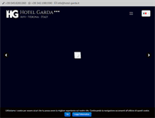 Tablet Screenshot of hotel-garda.it